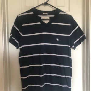 Men's Abercrombie Striped T-Shirt (Size M)